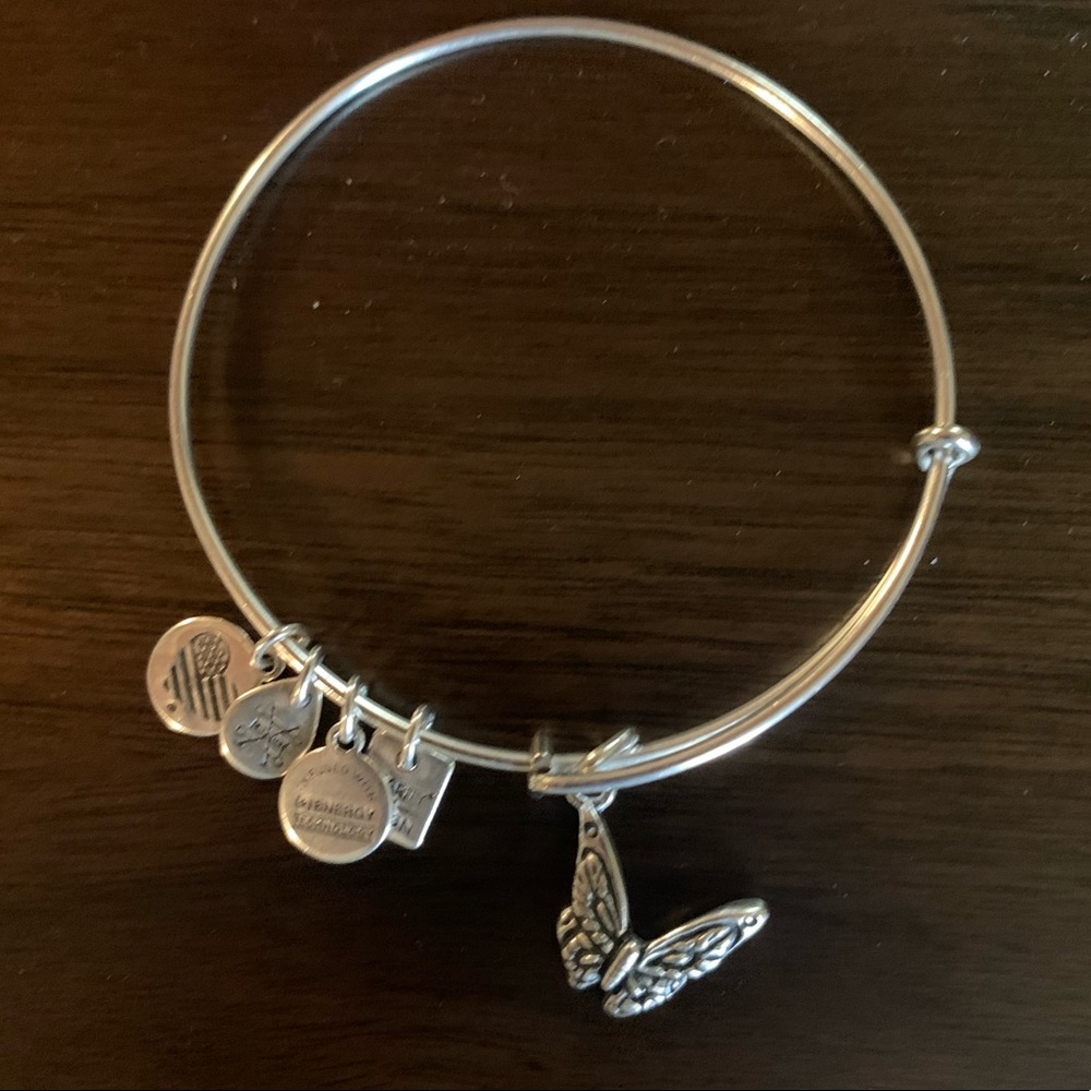 Alex and Ani butterfly bracelet